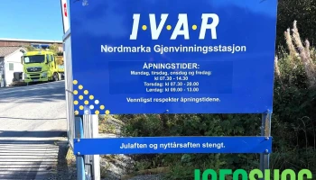 Ivar gjenvinningsstasjon Nordmarka - Tau