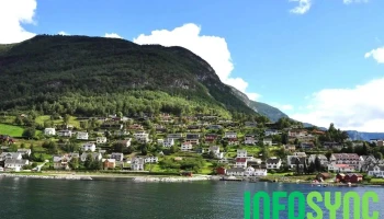 Nasjonal Turistveg Aurlandsfjellet - Scenic Route - Start/end - Aurland