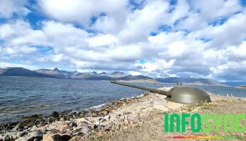 Neskaia Kanon (Nes fort i Lødingen) - Norge