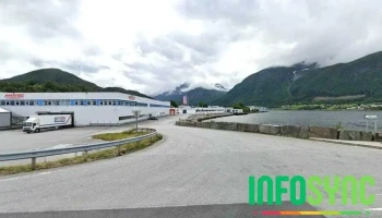 Sykkylvsbrua aust - Norge