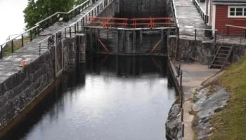 Ulefoss sluser (Telemarkskanalen) - Ulefoss