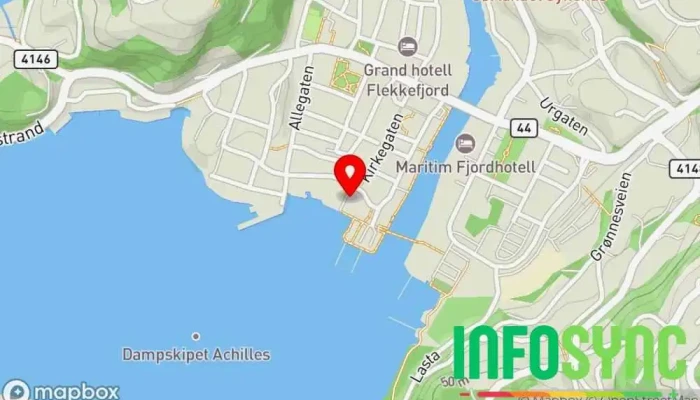 kart over Agder Flekkefjords Tidende Avisutgiver i Flekkefjord