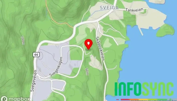 kart over Agder Tunnelservice AS / Terox Group AS Bedrift i Flekkefjord