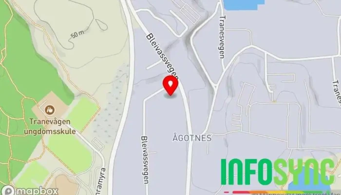 kart over Ågotnes Sveis AS Sveiser i Ågotnes