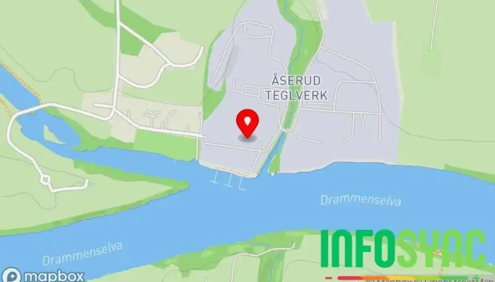 kart over Aksen AS - Eiendomsforvaltning & Vaktmester Drammen Eiendomsforvaltningsselskap, Vaktmestertjenester i Drammen