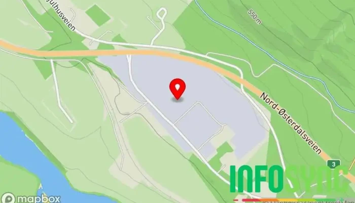 kart over Alvdal Skurlag AS Hovedkontor, Trelastforhandler i Alvdal