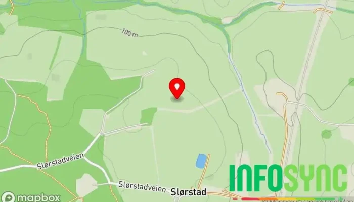 kart over Ås  i Ås