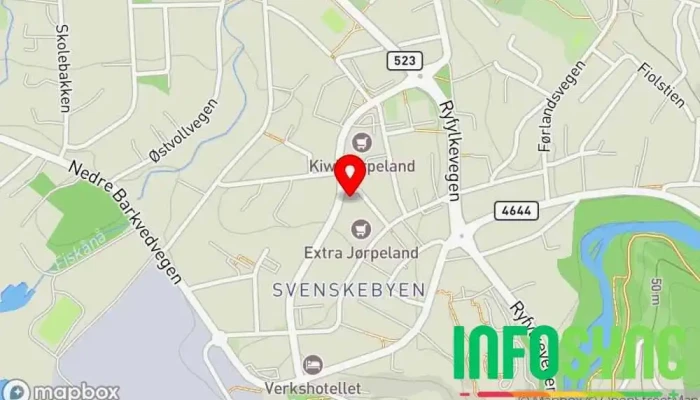 kart over AS3 Employment Jørpeland CV-hjelp i Jørpeland