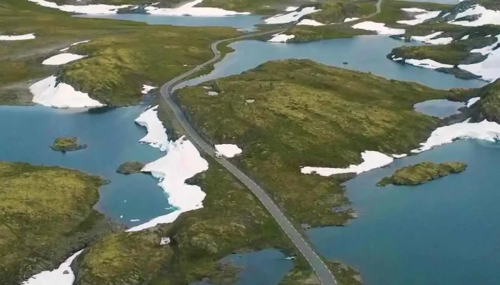 Aurlandsvegen -  Fjell - Aurland