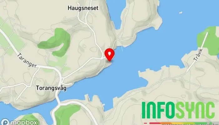 kart over Austevoll El Installasjon AS Hovedkontor i Toranger