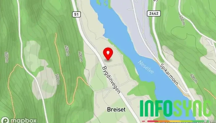kart over Avarn Security Vektertjeneste, Sikkerhetstjeneste i Fagernes