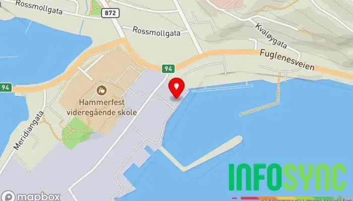 kart over Avarn Security Vektertjeneste i Hammerfest