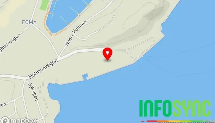 kart over Båtsfjord Havn KF Havneoperatør i Båtsfjord