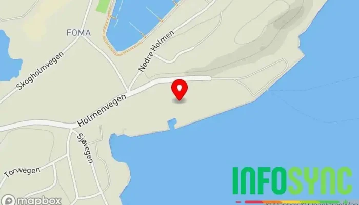 kart over Båtsfjord Sentralfryselager AS Utleielager i Båtsfjord