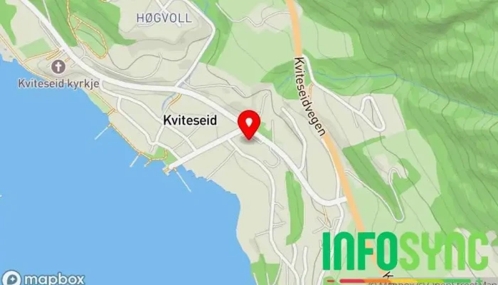 kart over BDO Kviteseid Revisor i Kviteseid