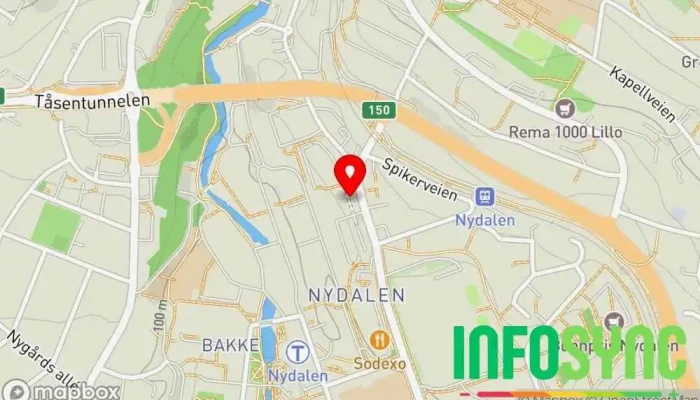kart over Bedriftsabonnement Bedriftsrådgivning i Oslo