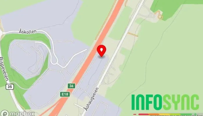 kart over Bedriftshelsen AS Helsekonsulent, Hjemmesykepleie i Sem