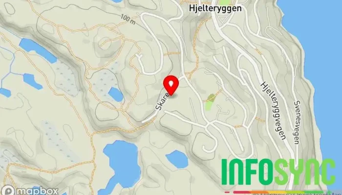 kart over Bergen it & service senter IT-konsulent i Knarrvik