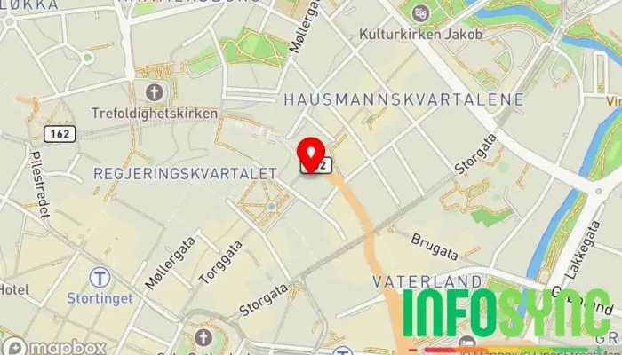 kart over Blank Konsulent, IT-konsulent, Designbyrå i Oslo