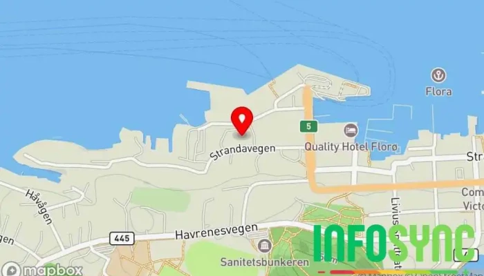 kart over Deloitte Florø Revisor, Konsulent i Florø
