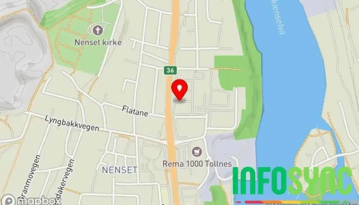 kart over Deloitte Grenland Revisor, Konsulent i Skien