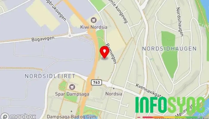 kart over Deloitte Steinkjer Revisor, Konsulent, Finansiell revisjon, Finanskonsulent, Økonomisk planlegger, Advokatfirma, Advokat i Steinkjer