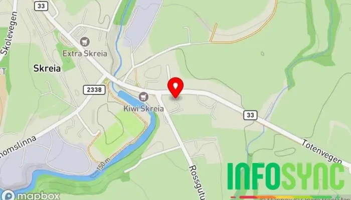 kart over DHL Express Service Point (YX - Skreia) Budtjeneste, Logistikk, Posttjeneste, Frakt- og posttjeneste, Spedisjonsfirma, Frakttjeneste i Skreia