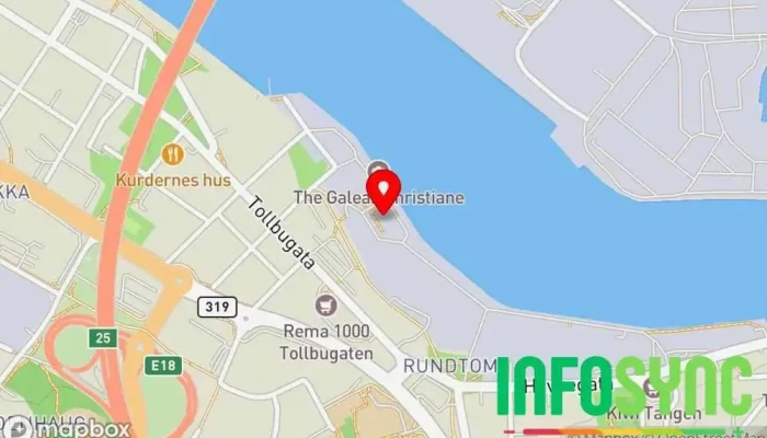 kart over Drammen Eiendom KF Eiendomsforvaltningsselskap i Drammen