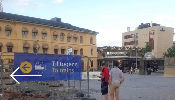 Drammen Stasjon -  Jernbanetjenester - Drammen