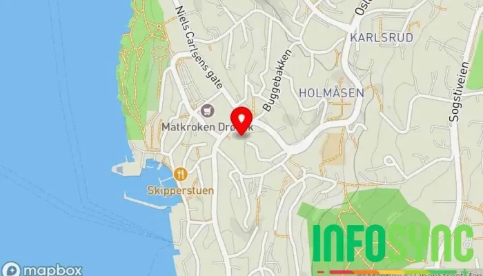 kart over Drøbak  i Drøbak