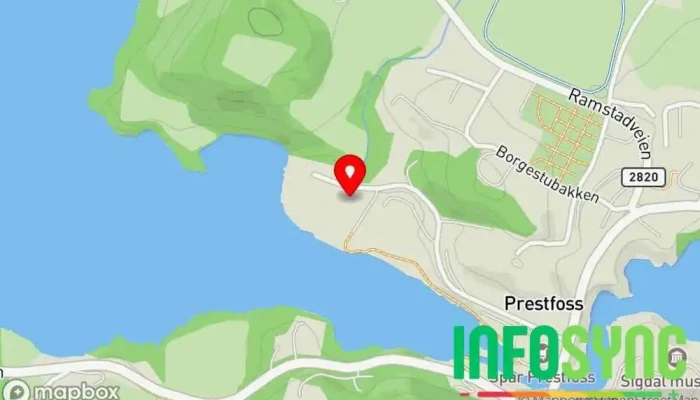 kart over Eggedal Sag AS Avd.Sigdal Byggevareforhandler, Marked for bygningsmaterialer, Jernvarehandel, Trelastforhandler, Verktøybutikk i Prestfoss