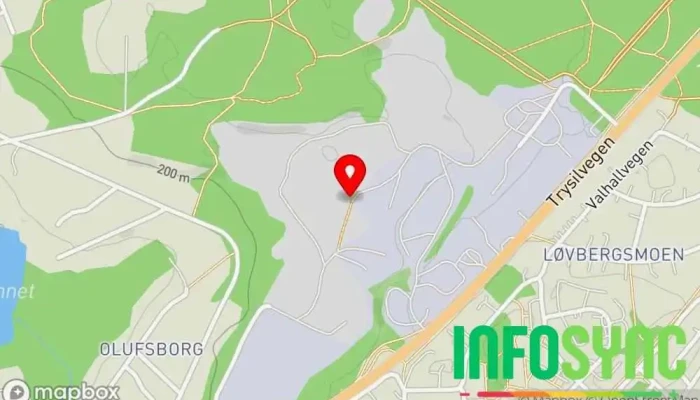 kart over Elverum Anleggservice AS - Massetransport - Graving og Kantslått Hovedkontor i Elverum