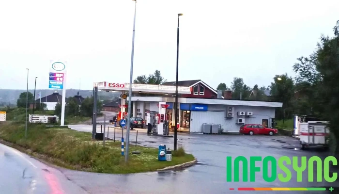 Esso Kautokeino -  Drivstoffpumpe - Kautokeino