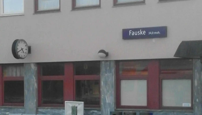 Fauske Stasjon -  Plassering - Fauske