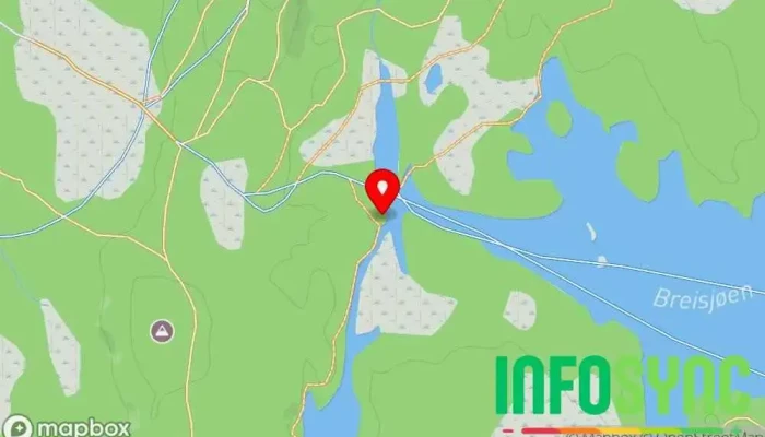 kart over Fet Skiklubb Boligbyggelag i Gan