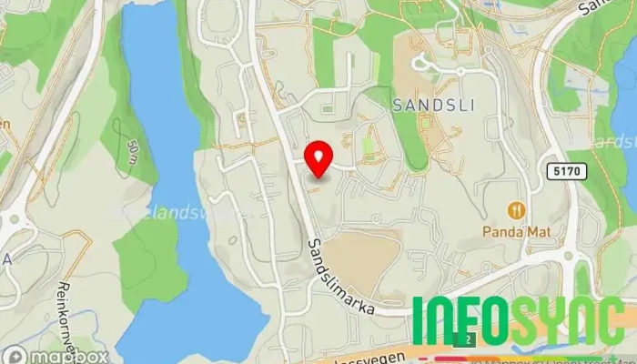 kart over Finalyze AS IT-konsulent i Sandsli