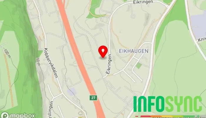 kart over Firesafe Drammen / Buskerud, Vestfold, Telemark Leverandør av brannvernsystemer i Drammen
