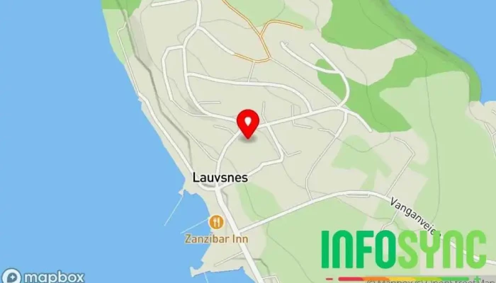 kart over FLATANGER pleie- og omsorgstun Sykehjem i Flatanger