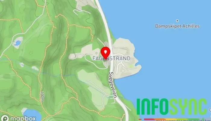 kart over Flekkefjord Rengjøringsbyrå Rengjøringsbyrå i Flekkefjord
