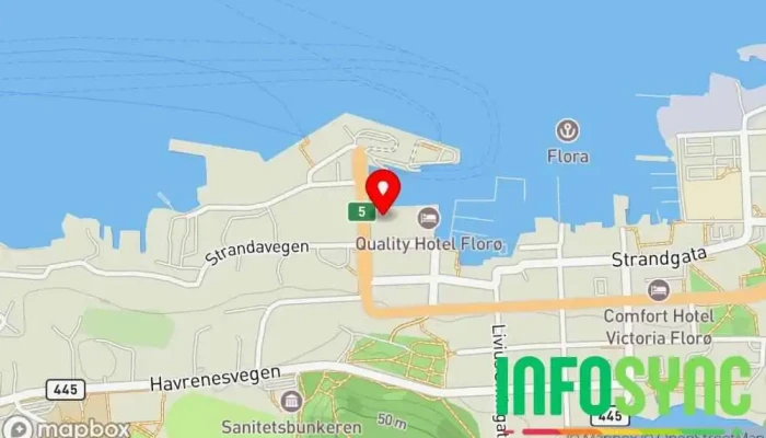 kart over Florø Skyssbåt AS Fergeselskap, Offentlig transport i Florø