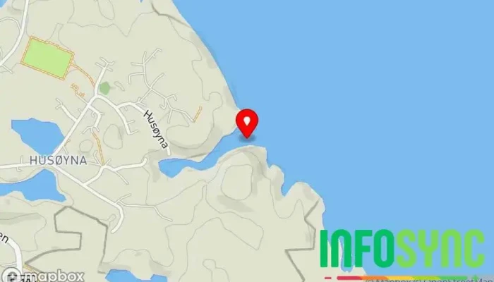 kart over Flyndrevågen Bukt i Fedje