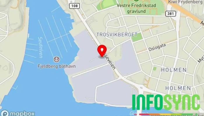 kart over Fredrikstad Webdesign AS Webdesigner, Grafisk designer, Markedsføringsbyrå i Fredrikstad