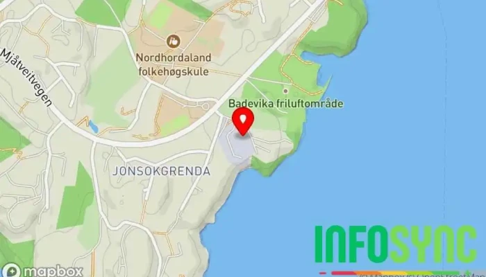 kart over Frekhaug Stål AS Stålprodusent i Frekhaug