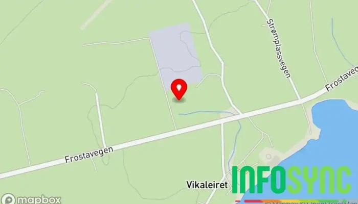 kart over FROSTA INNKJØPSLAG SA Landbrukstjenester, Trykkeri, Skogbruk, Hage, Rørleverandør, Forhandler av arbeidsklær i Frosta