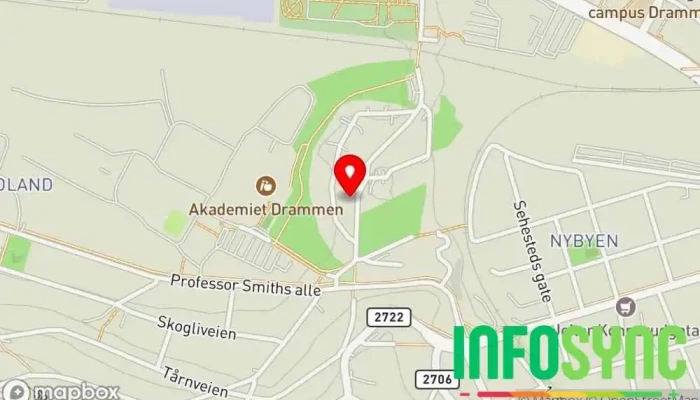 kart over Gjeitsund Webutvikling Webdesigner i Drammen