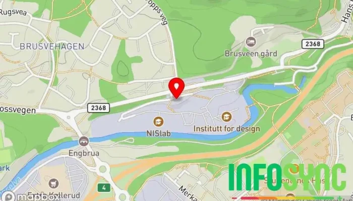 kart over Gjøvikregionen Utvikling Forening eller organisasjon i Gjøvik