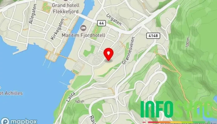 kart over Glapris Flekkefjord Butikk med utstyr til hjemmet, Bilutstyrsbutikk, Fiskeutstyrsbutikk, Garnbutikk, Lampeforretning, Verktøybutikk, Leketøysbutikk i Flekkefjord
