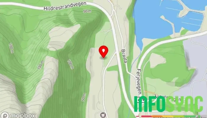kart over Haram Industrier AS Arbeidsformidling i Brattvåg