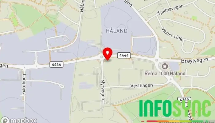 kart over HCShop Databutikk, Datautstyrsbutikk, Datareparatør i Bryne