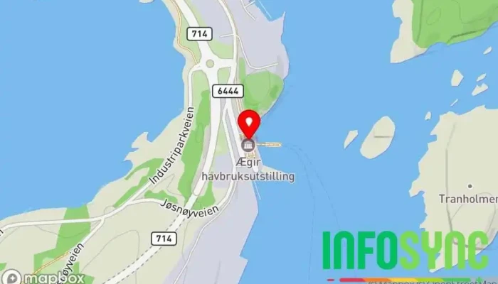 kart over Hitra Turistservice AS Fisketurisme, Hytteutleie, Fiskebåtutleie, Innendørs overnatting i Sandstad